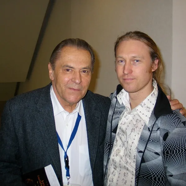 Stanislav Grof og Jacob Moth i Basel i 2006.